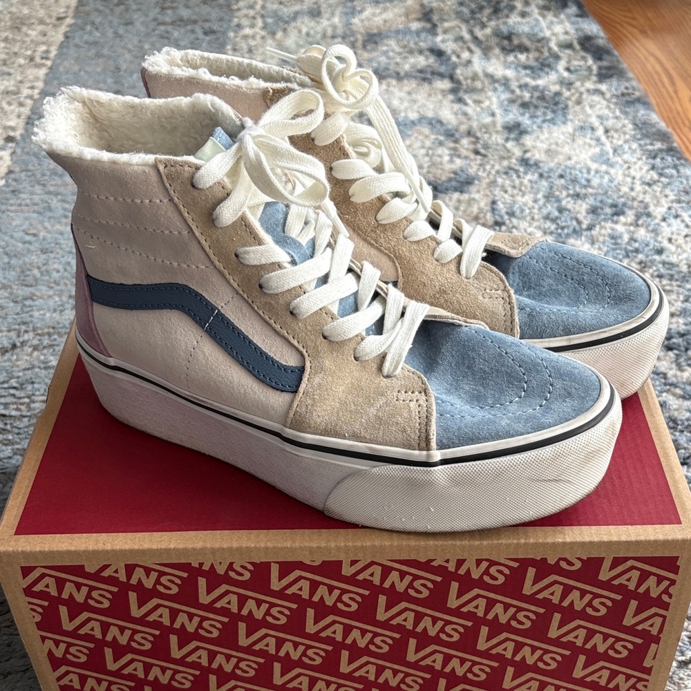 Vans Sk8-Hi Tapered Sneakers Platform Women 8.5